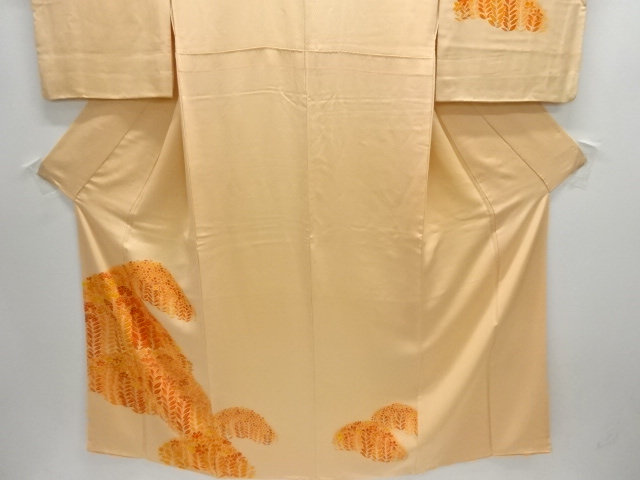  草花模様訪問着